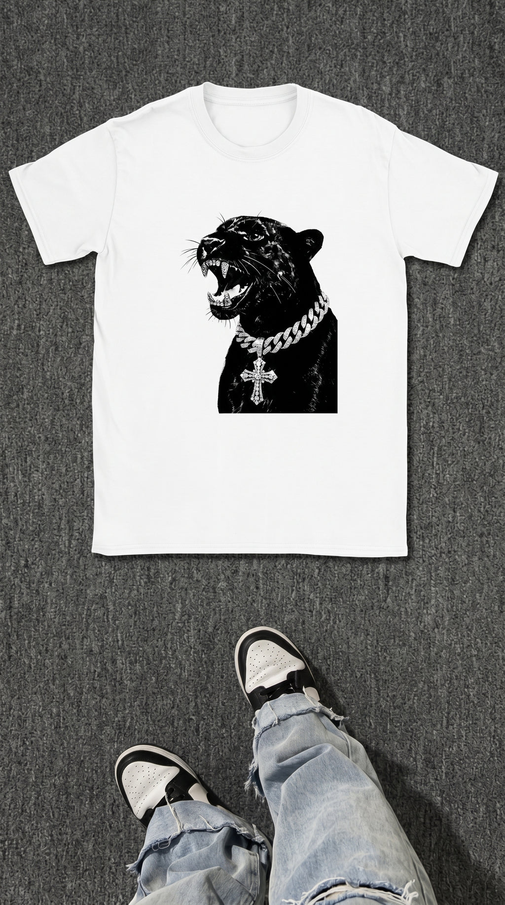 Panther Cross Tee